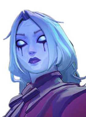 Vindicta hero card, default