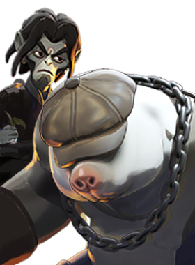 Mo & Krill hero card, default