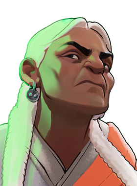 Grey Talon gloat pose, default